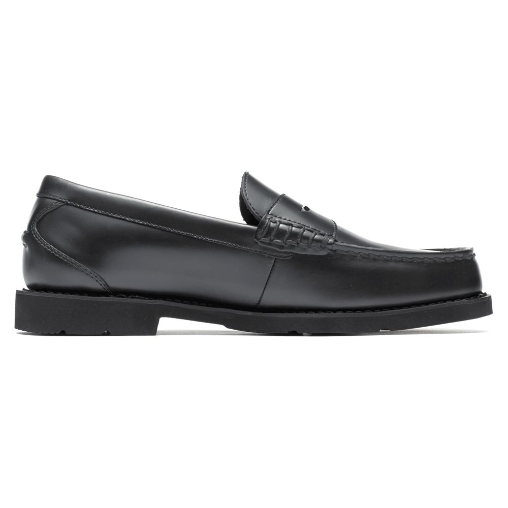 Mocasini Barbati Rockport Shakespeare Circle Slip-Ons Negrii - Romania 9281-HJIQB